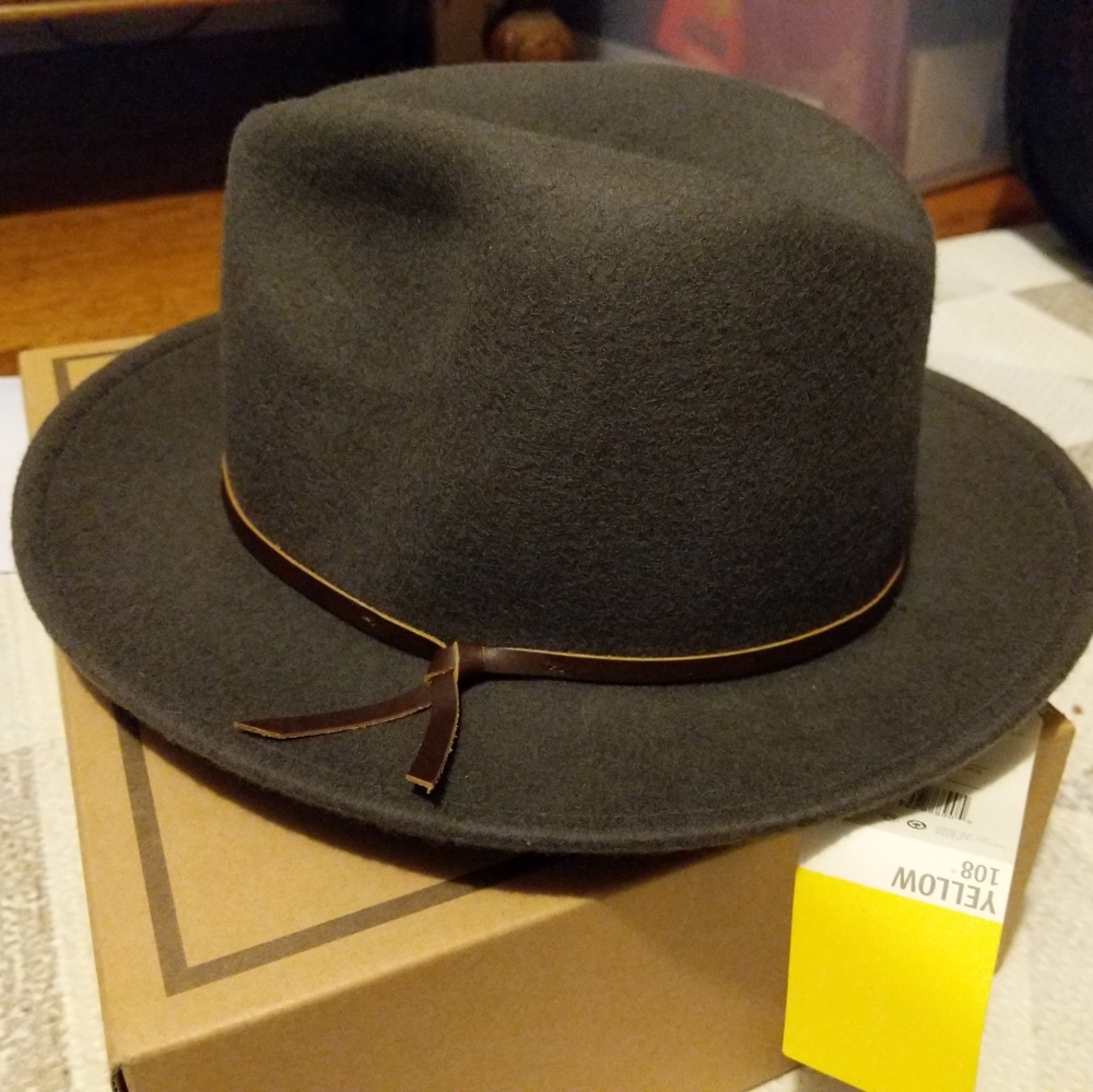 Luke Fedora Grey by Yellow 108 Size M